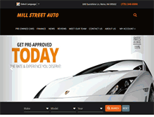 Tablet Screenshot of millstreetauto.com